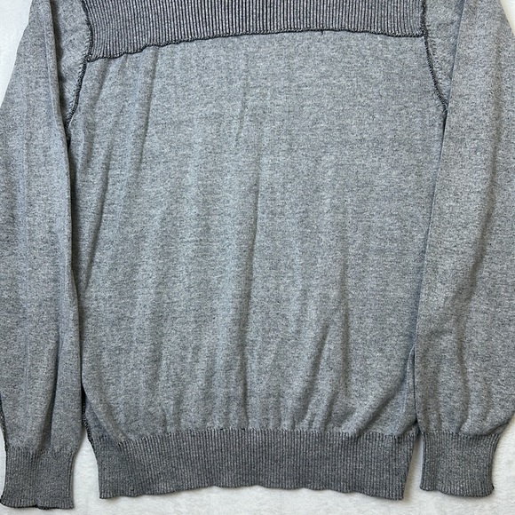 BKE Men’s Distressed Casual Sweater Gray Black Size XL - Picture 12 of 12